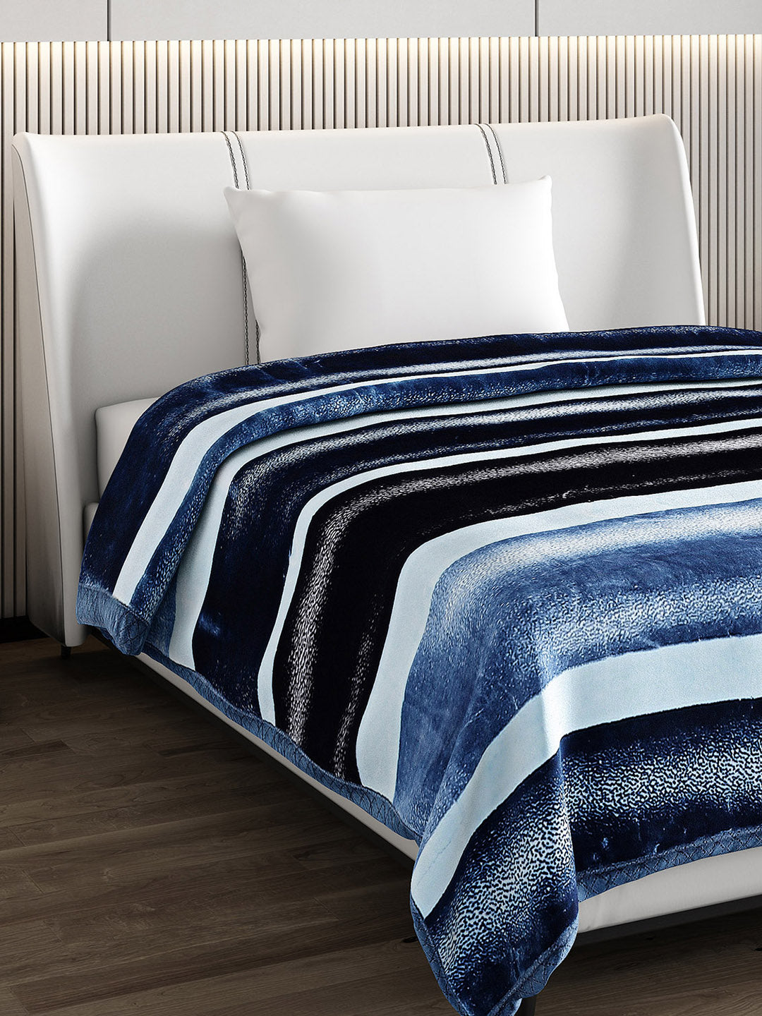 Printed Single Bed Blanket for Heavy Winter -2 Ply