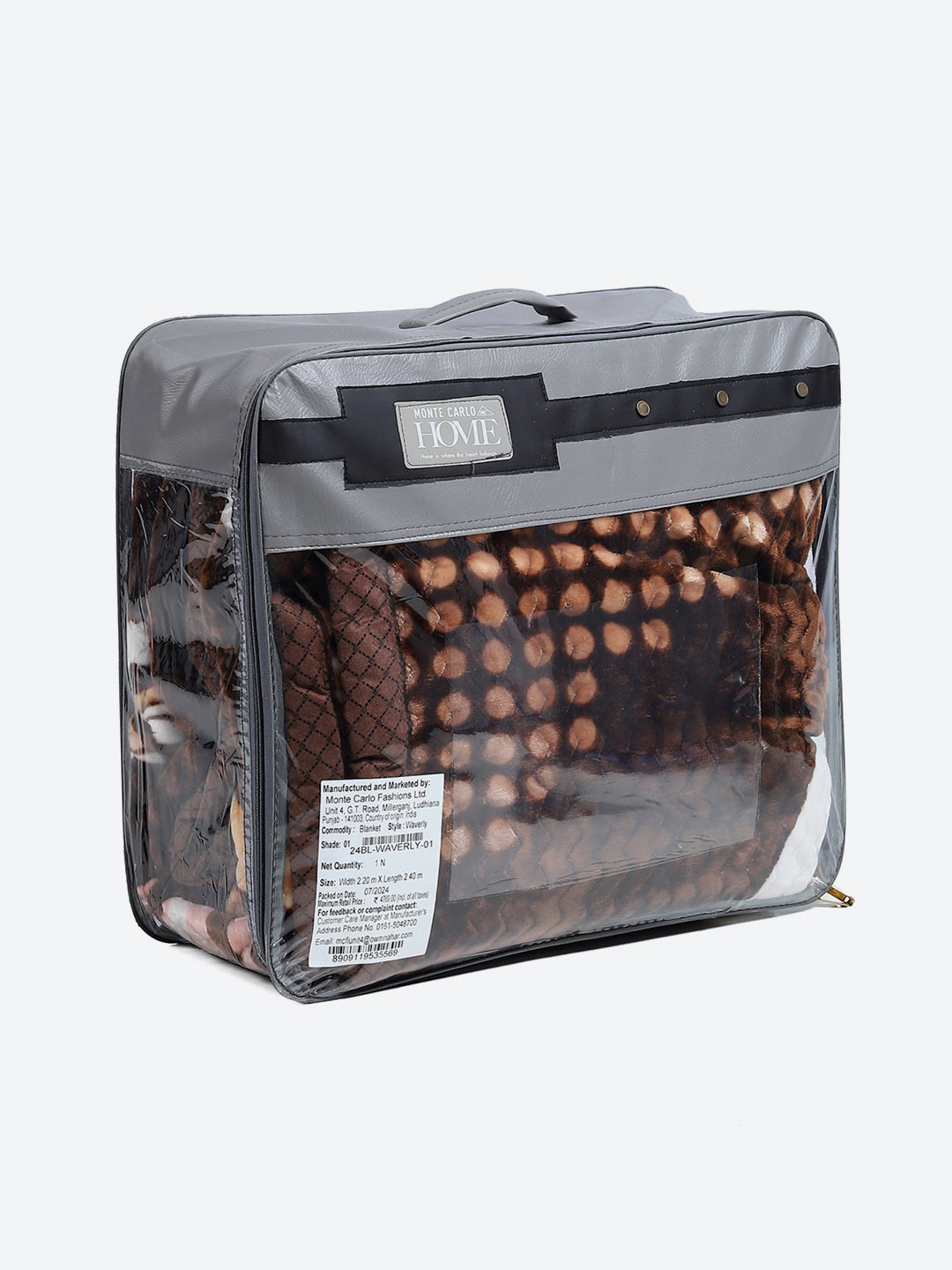 Printed Double Bed 795 GSM Blanket for Heavy Winter -2 Ply (Weight 4.2 kg)
