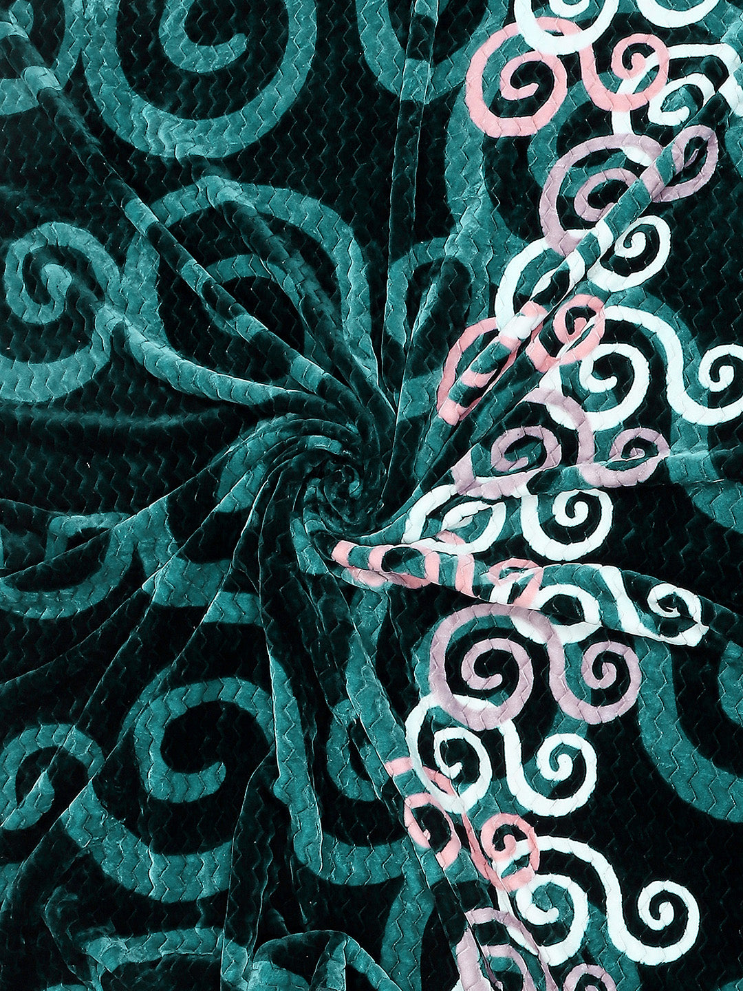 Printed Double Bed 795 GSM Blanket Waverly 2 Ply (Weight 4.2 kg)