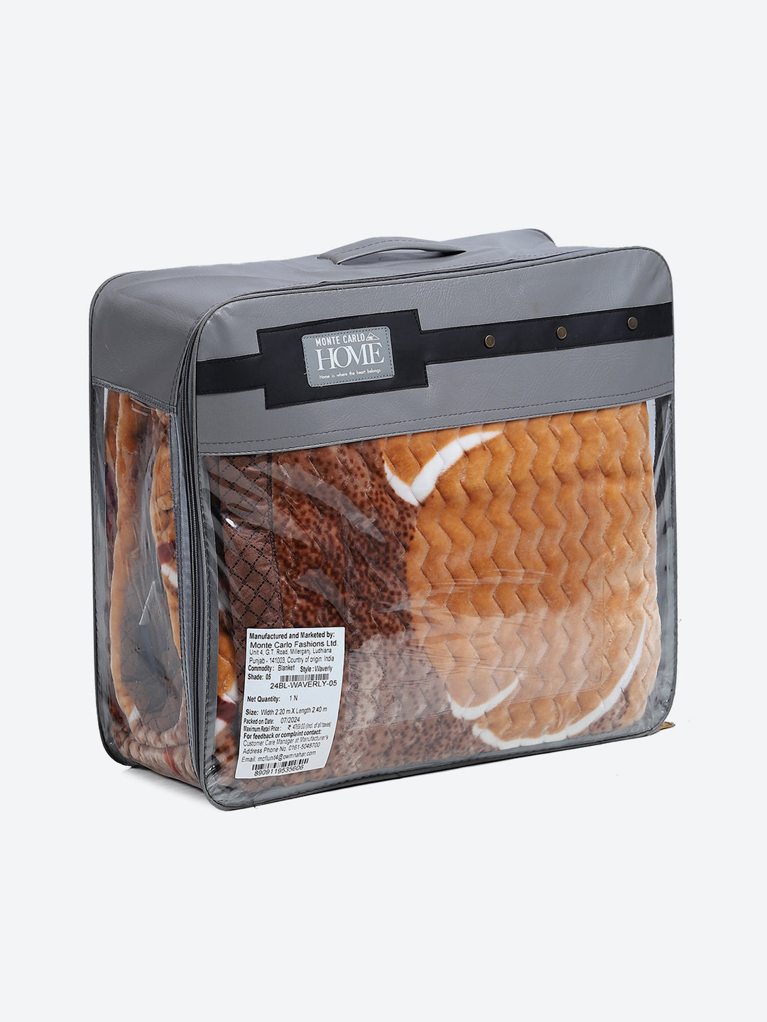 Printed Double Bed 795 GSM Blanket for Heavy Winter -2 Ply (Weight 4.2 kg)