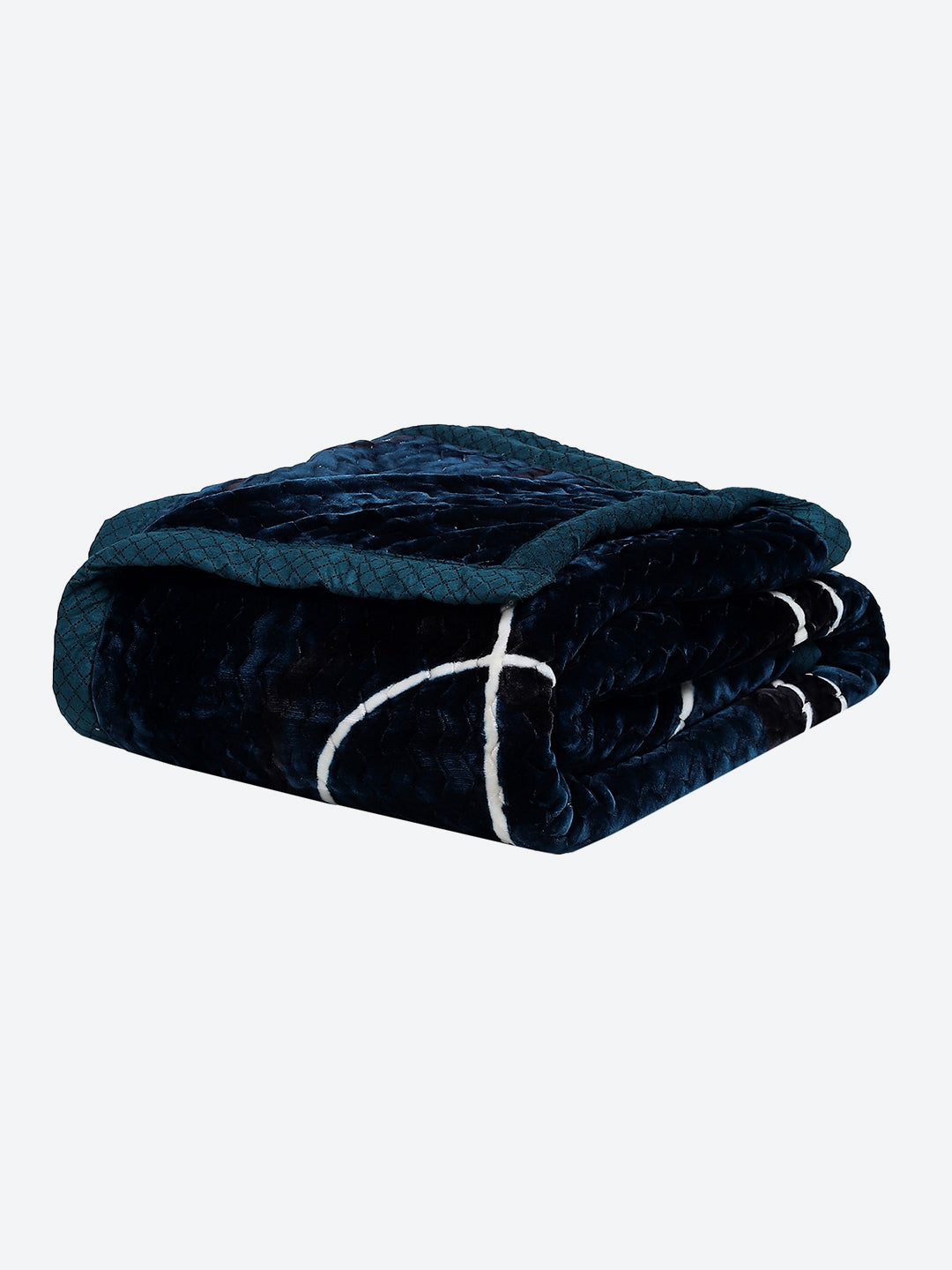 Printed Double Bed 795 GSM Blanket for Heavy Winter -2 Ply (Weight 4.2 kg)