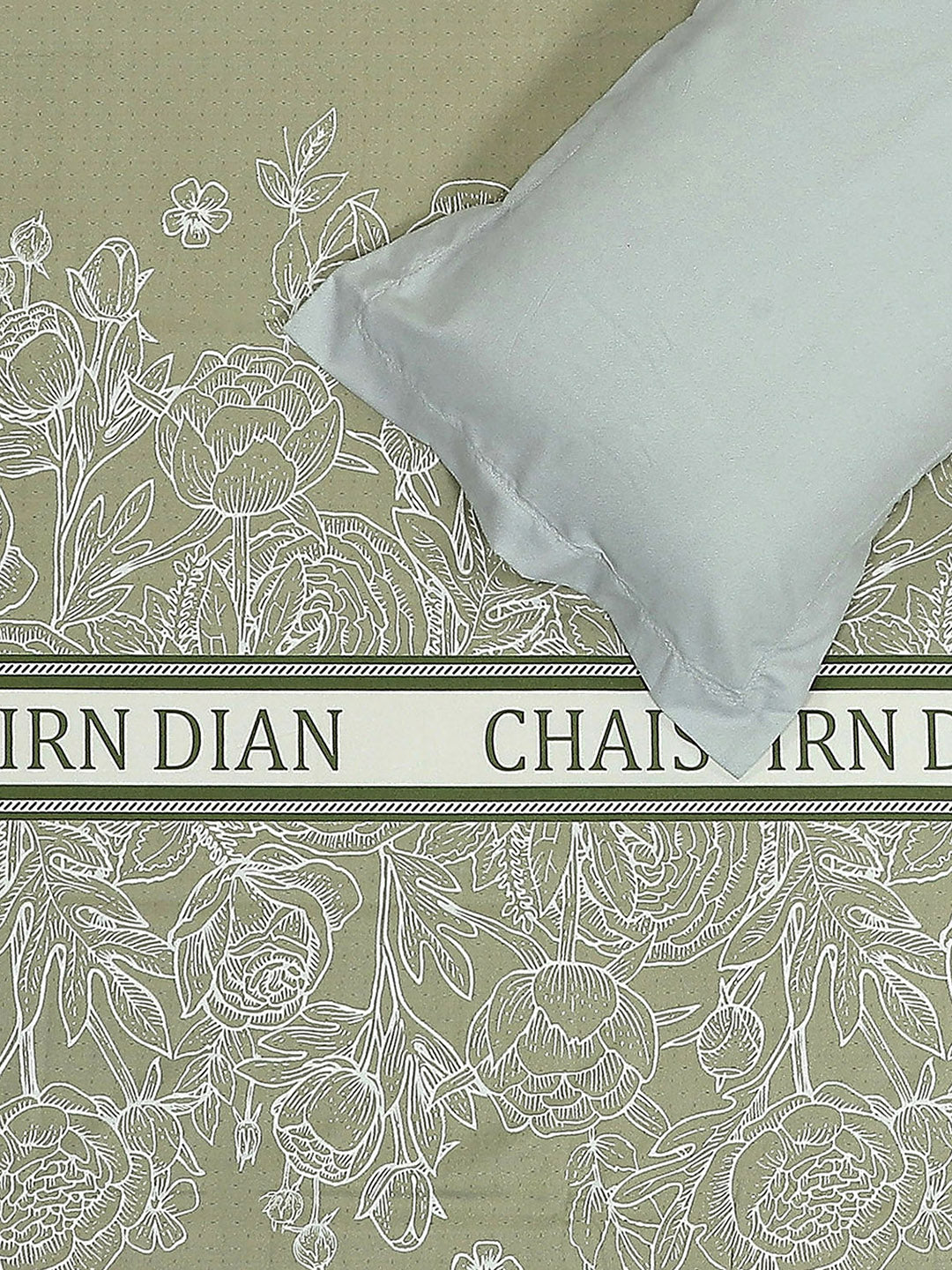 110 GSM Polyester Double Bed 1 Bedsheet with 2 Pillow Covers (Aromatic) - Updated - Updated