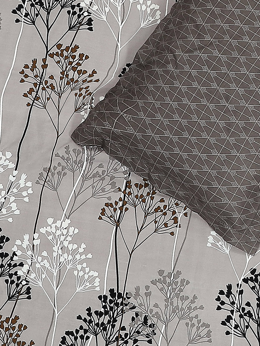 110 GSM Polyester Double Bed 1 Bedsheet with 2 Pillow Covers (Aromatic) - Updated - Updated - Updated