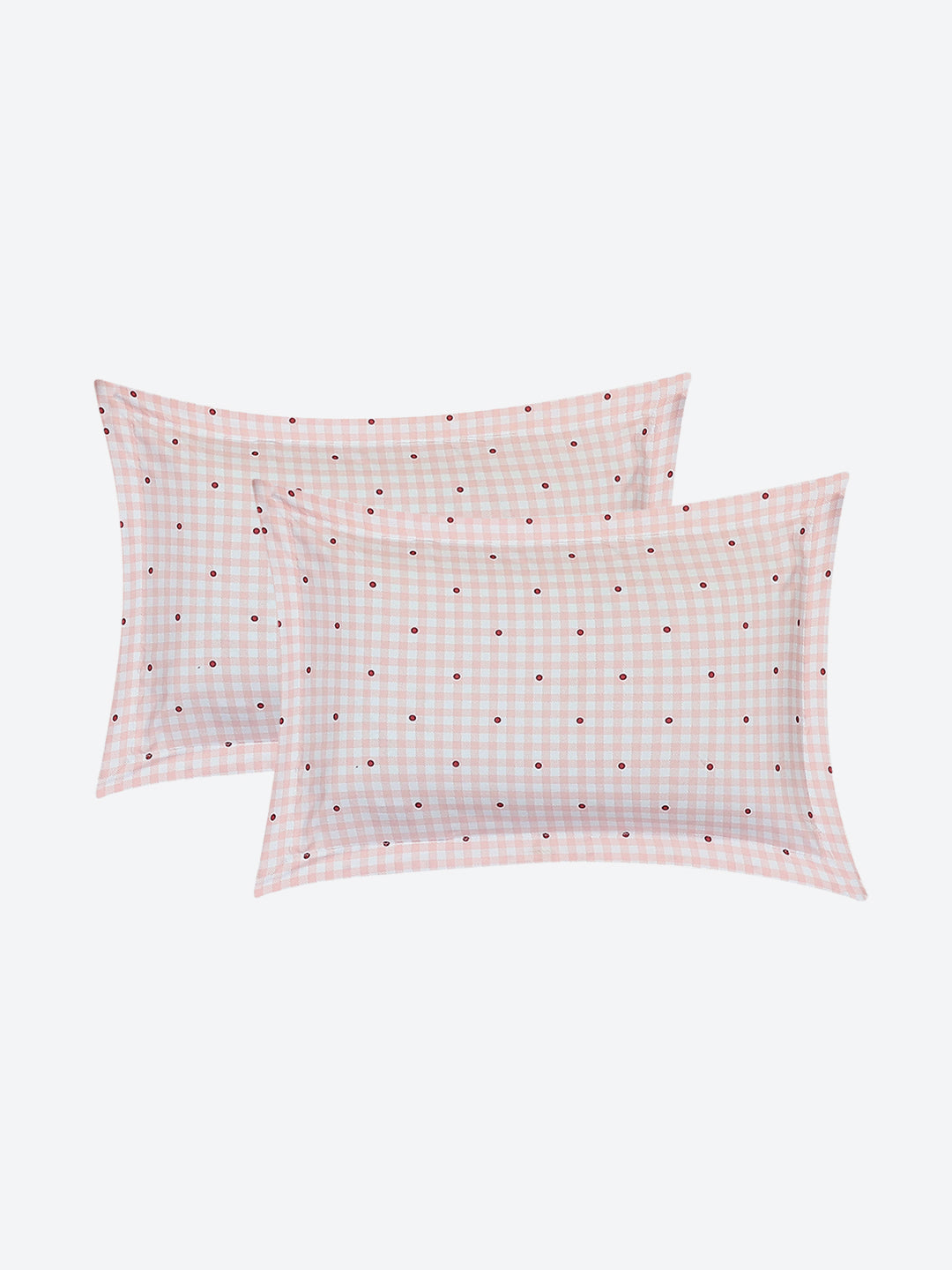 130 GSM Polyester Double Bed 1 Bedsheet with 2 Pillow Covers (Edmond)