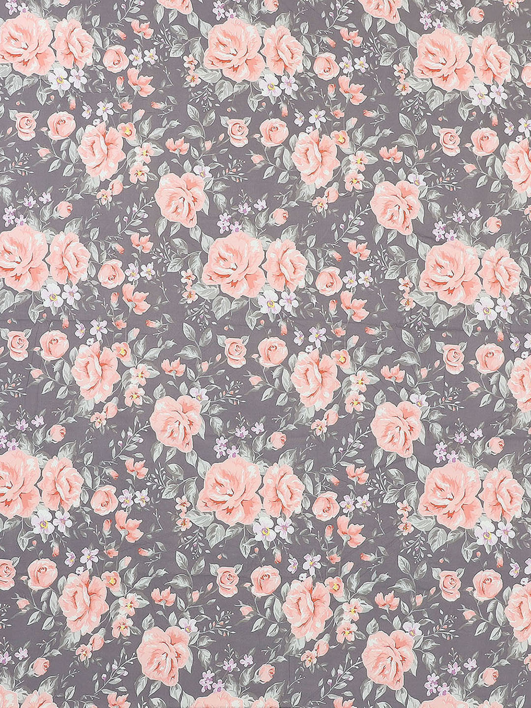 130 GSM Polyester Double Bed 1 Bedsheet with 2 Pillow Covers (Edmond)