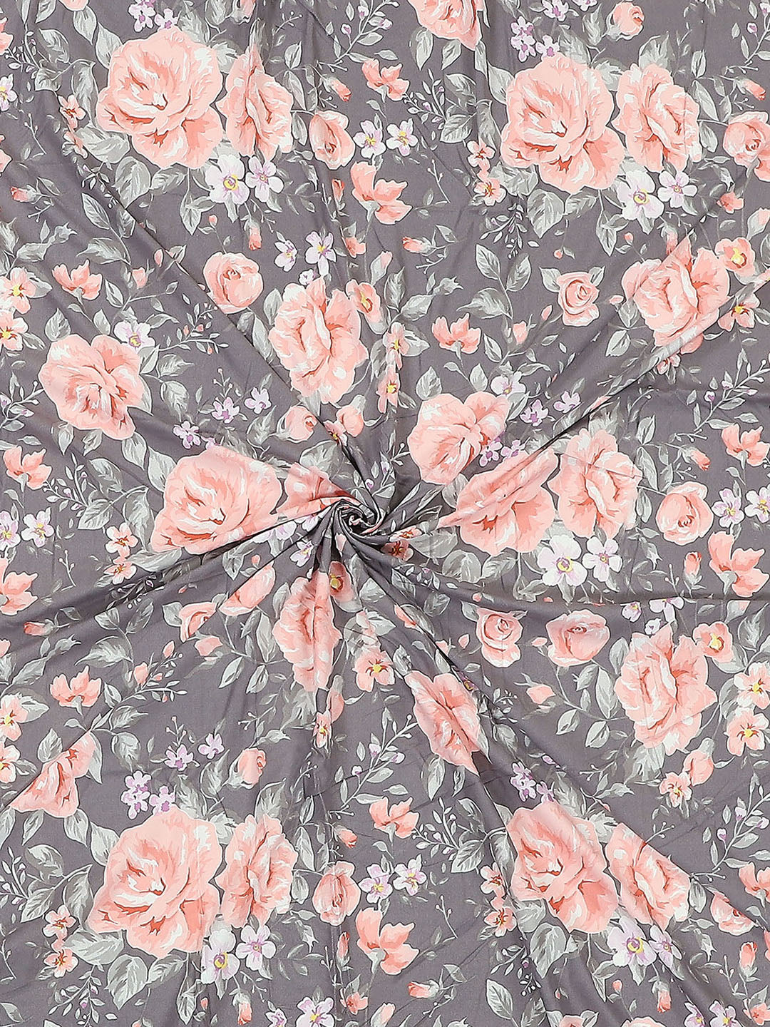 130 GSM Polyester Double Bed 1 Bedsheet with 2 Pillow Covers (Edmond)