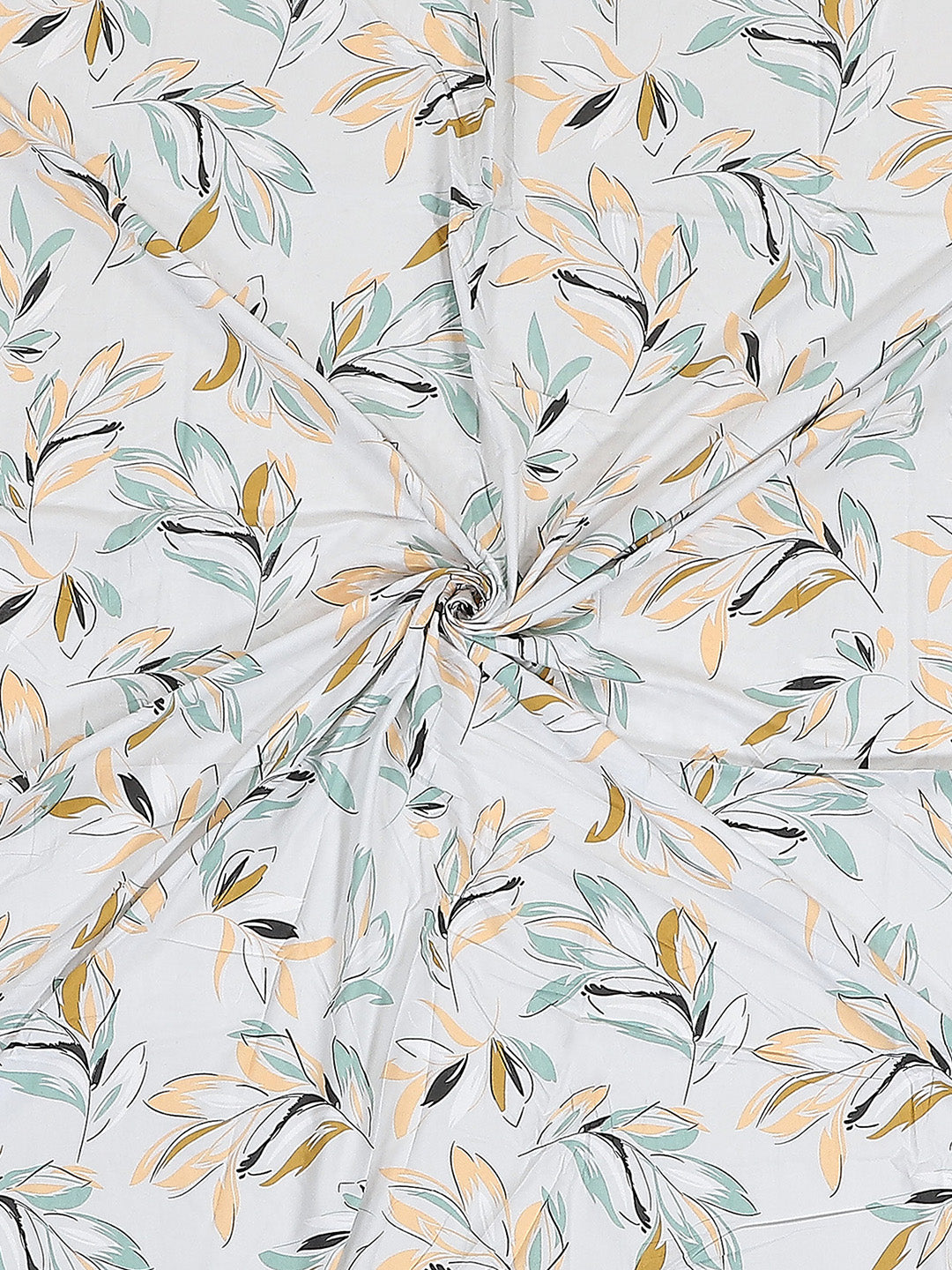 130 GSM Polyester Double Bed 1 Bedsheet with 2 Pillow Covers (Edmond)