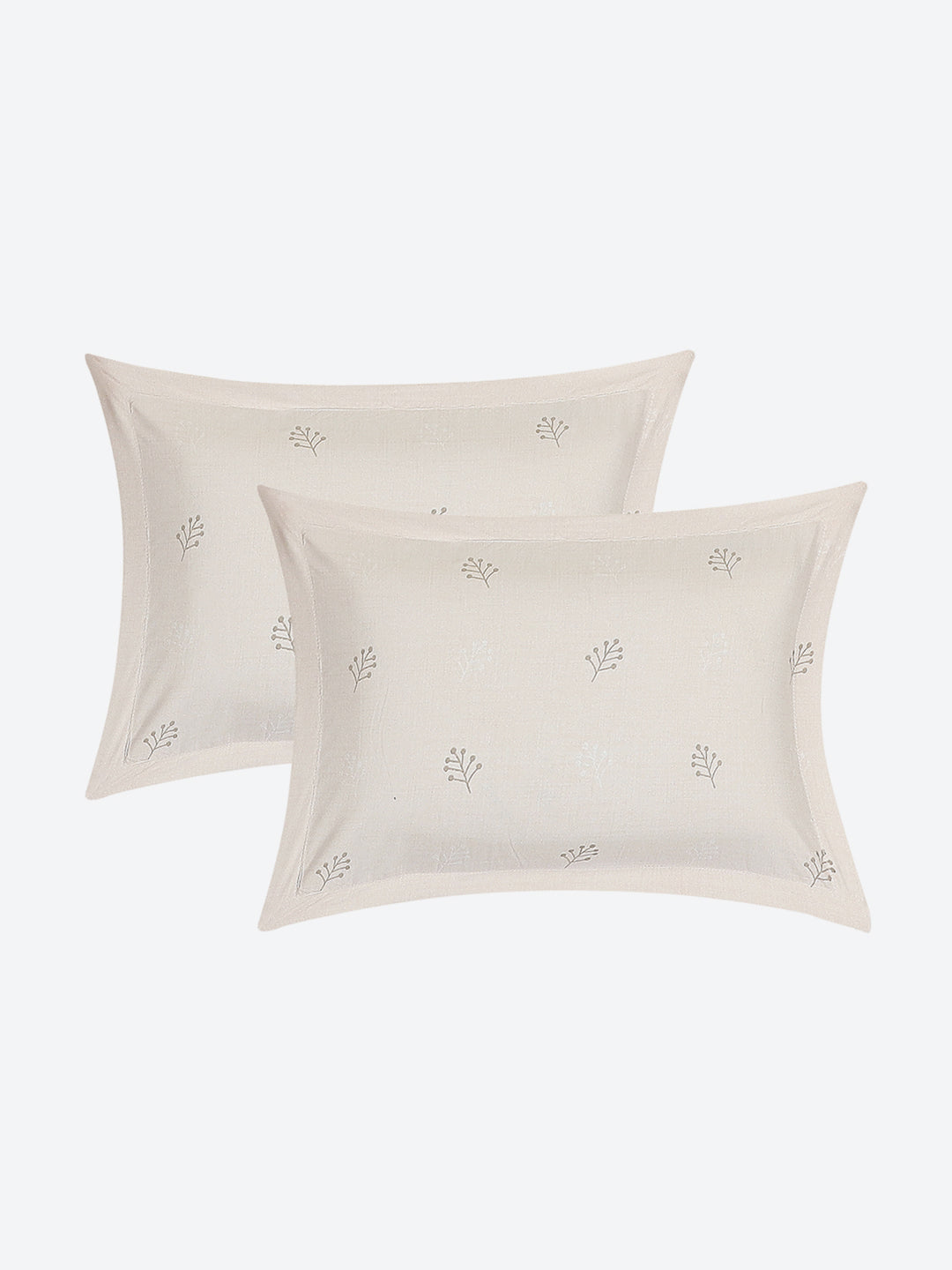 130 GSM Polyester Double Bed 1 Bedsheet with 2 Pillow Covers (Edmond)