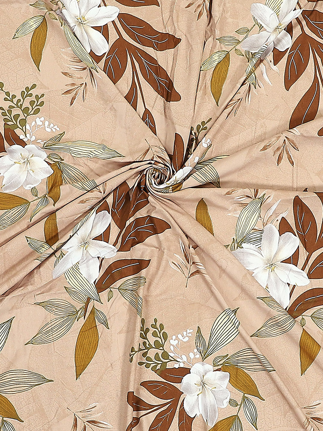 130 GSM Polyester Double Bed 1 Bedsheet with 2 Pillow Covers (Edmond)