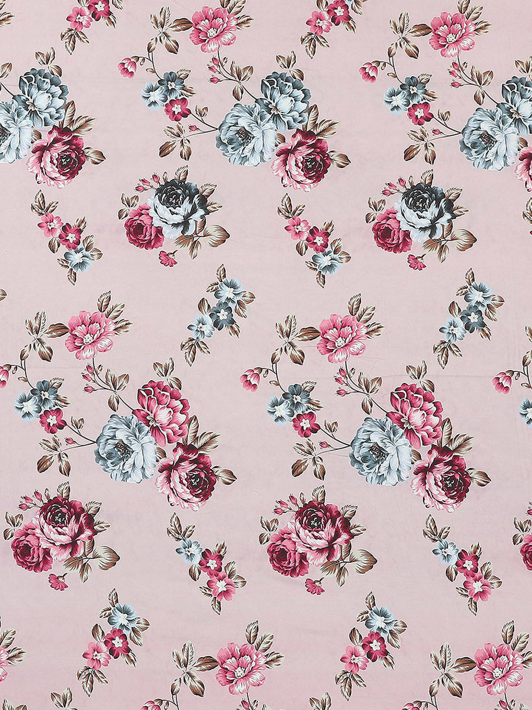 130 GSM Polyester Double Bed 1 Bedsheet with 2 Pillow Covers (Edmond)