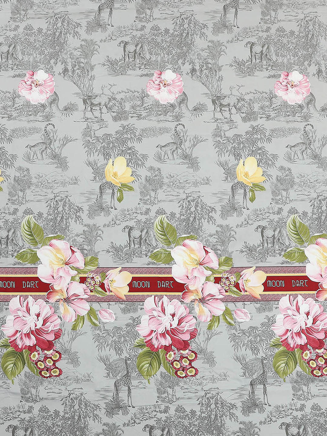 130 GSM Polyester Double Bed 1 Bedsheet with 2 Pillow Covers (Edmond)