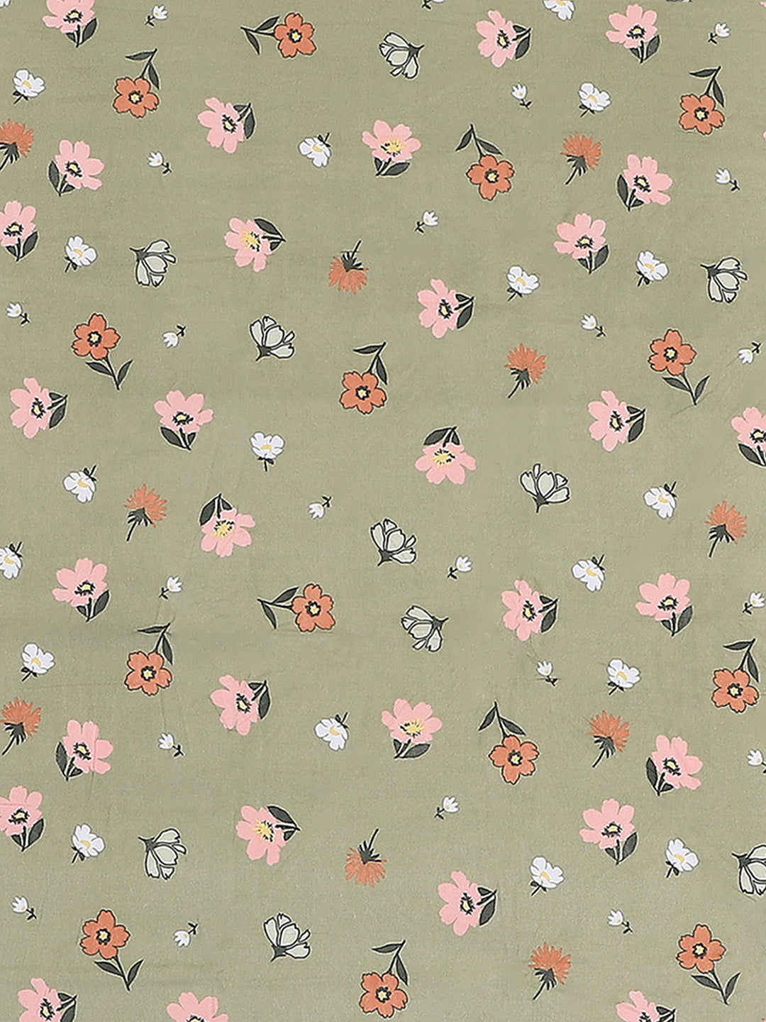 130 GSM Polyester Double Bed 1 Bedsheet with 2 Pillow Covers (Edmond)