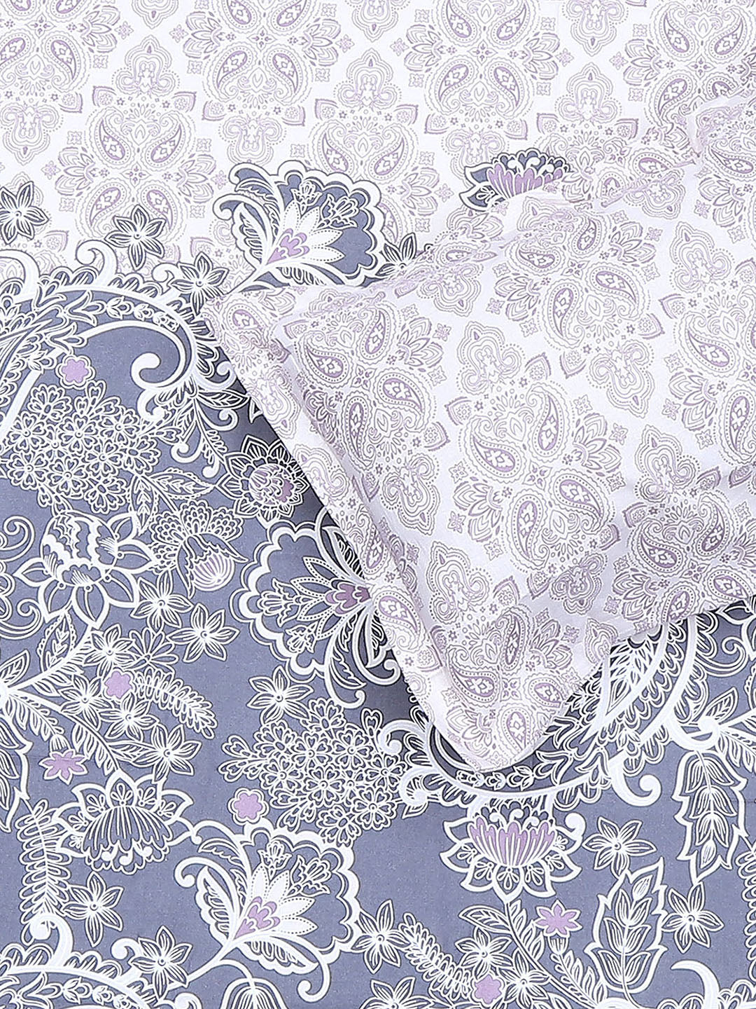 104 TC Cotton Double Bedsheet with 2 Pillow Covers - Updated - Updated