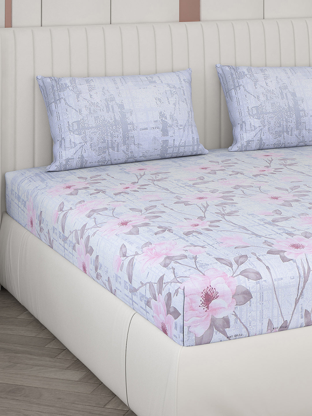 104 TC Cotton Double Bedsheet with 2 Pillow Covers - Updated - Updated - Updated