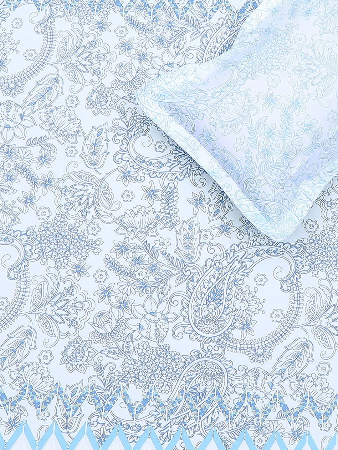 104 TC Cotton Double Bedsheet with 2 Pillow Covers - Updated - Updated - Updated