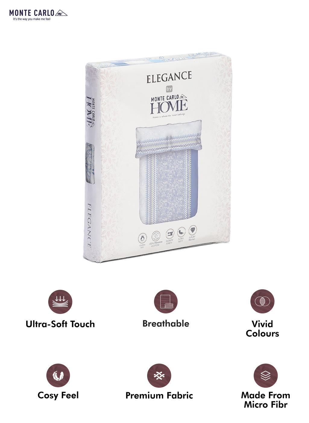 104 TC Cotton Double Bedsheet with 2 Pillow Covers - Updated - Updated - Updated