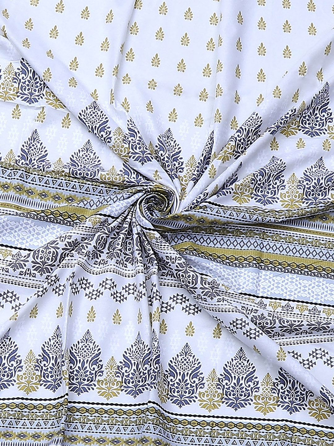 104 TC Cotton Double Bedsheet with 2 Pillow Covers - Updated - Updated