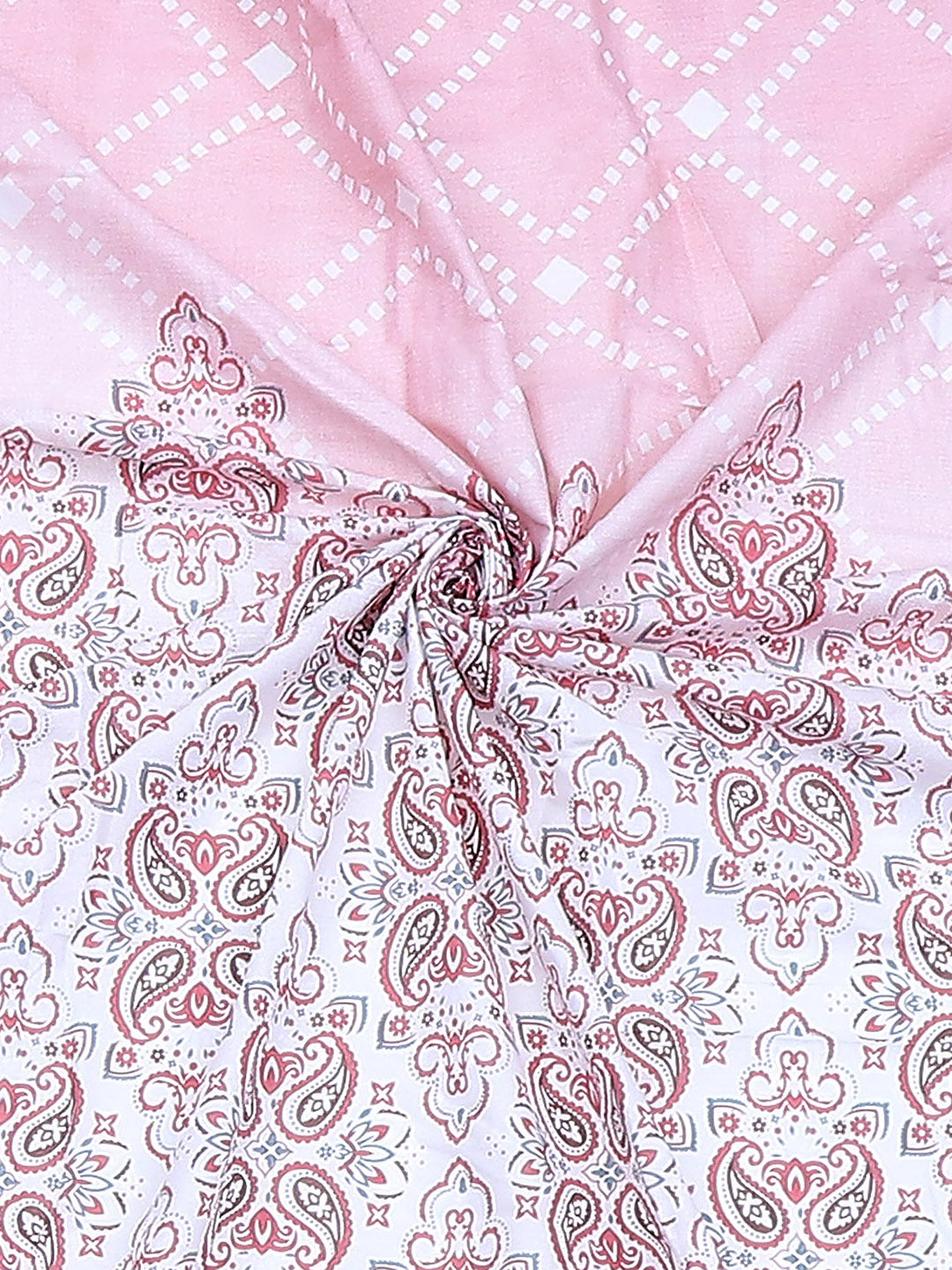 104 TC Cotton Double Bedsheet with 2 Pillow Covers - Updated - Updated