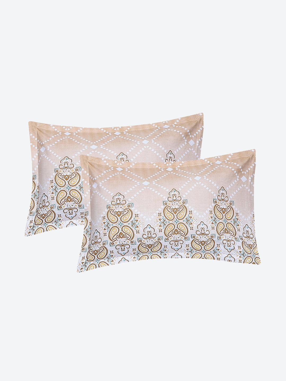 104 TC Cotton Double Bedsheet with 2 Pillow Covers - Updated - Updated - Updated