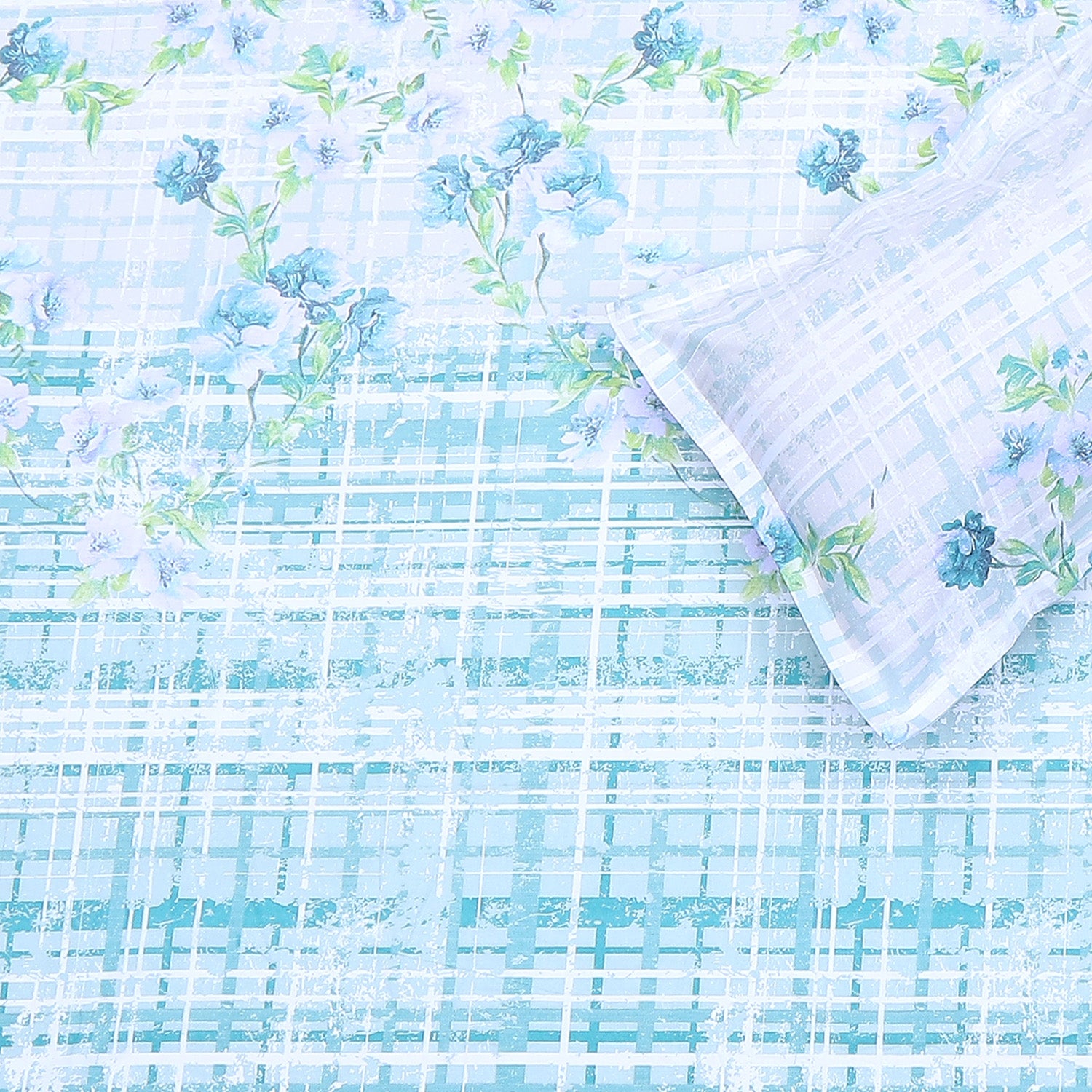 104 TC Cotton Double Bedsheet with 2 Pillow Covers - Updated - Updated - Updated