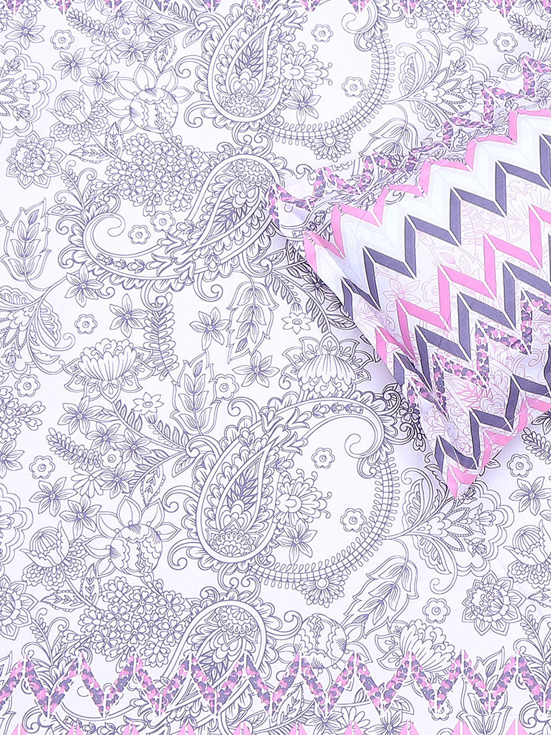 104 TC Cotton Double Bedsheet with 2 Pillow Covers - Updated - Updated - Updated