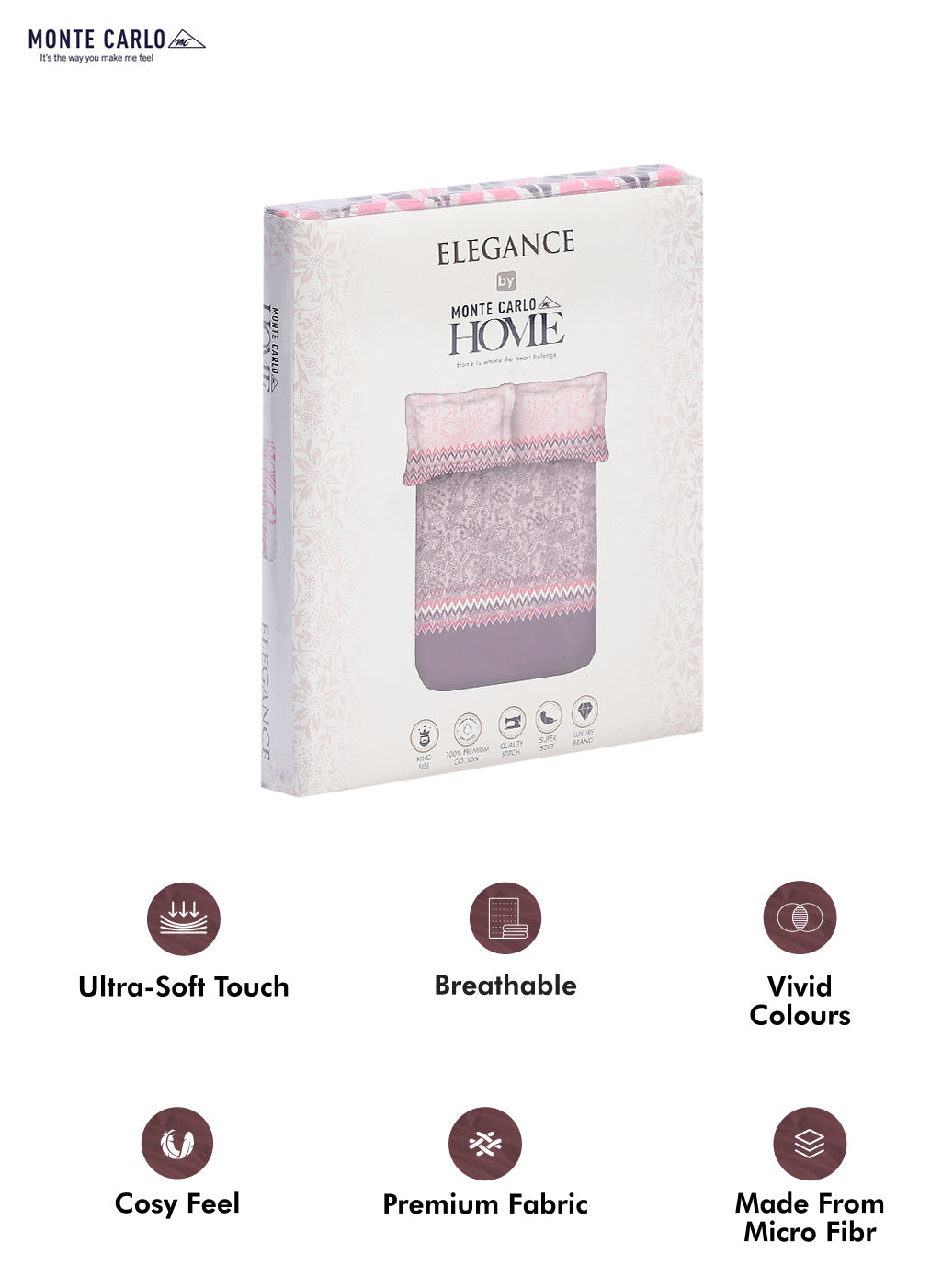 104 TC Cotton Double Bedsheet with 2 Pillow Covers - Updated - Updated - Updated