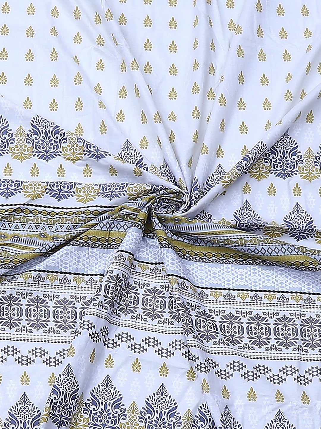 104 TC Cotton Double Bedsheet with 2 Pillow Covers - Updated - Updated