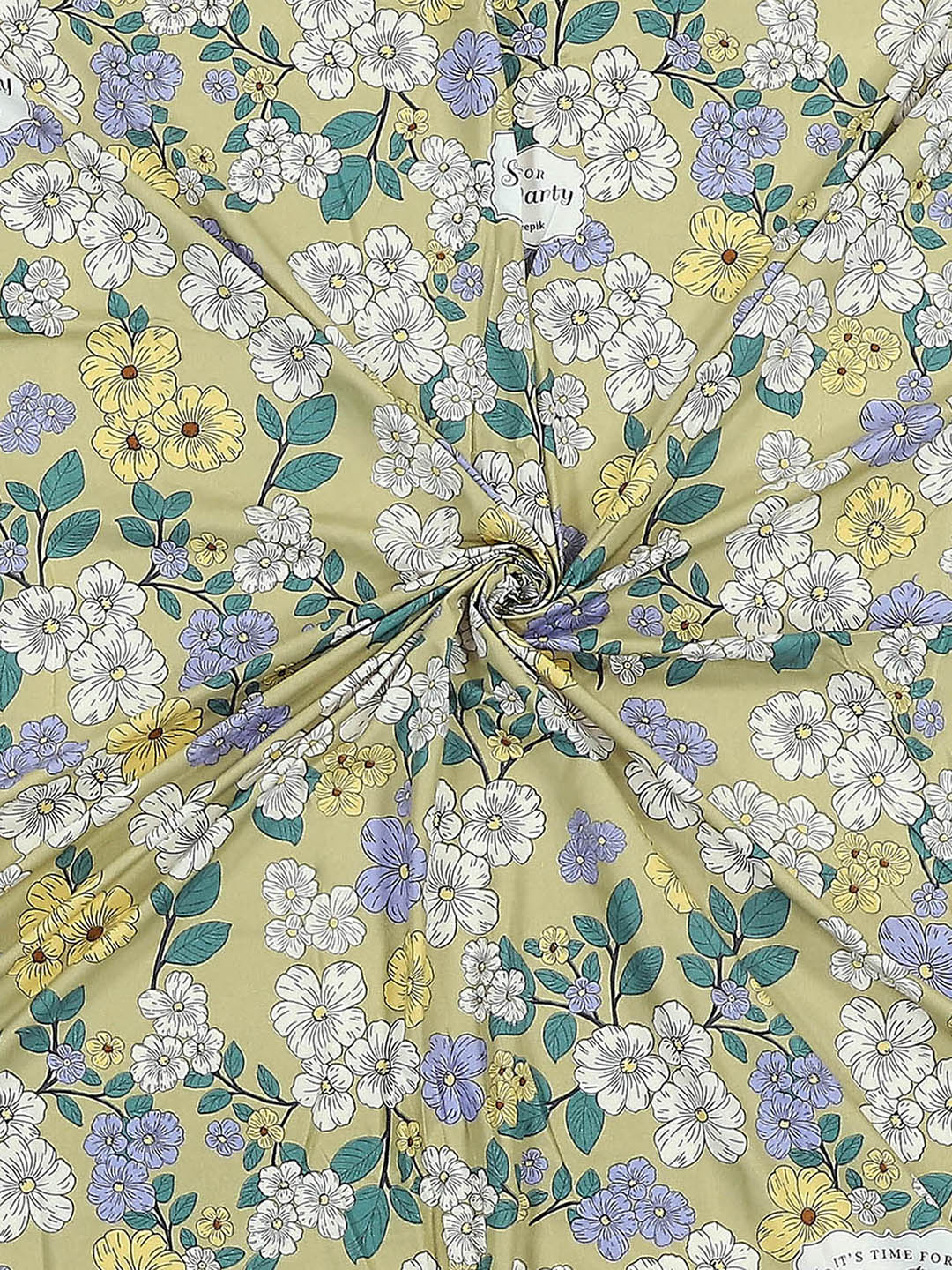 130 GSM Polyester Double Bed 1 Bedsheet with 2 Pillow Covers (Essence)