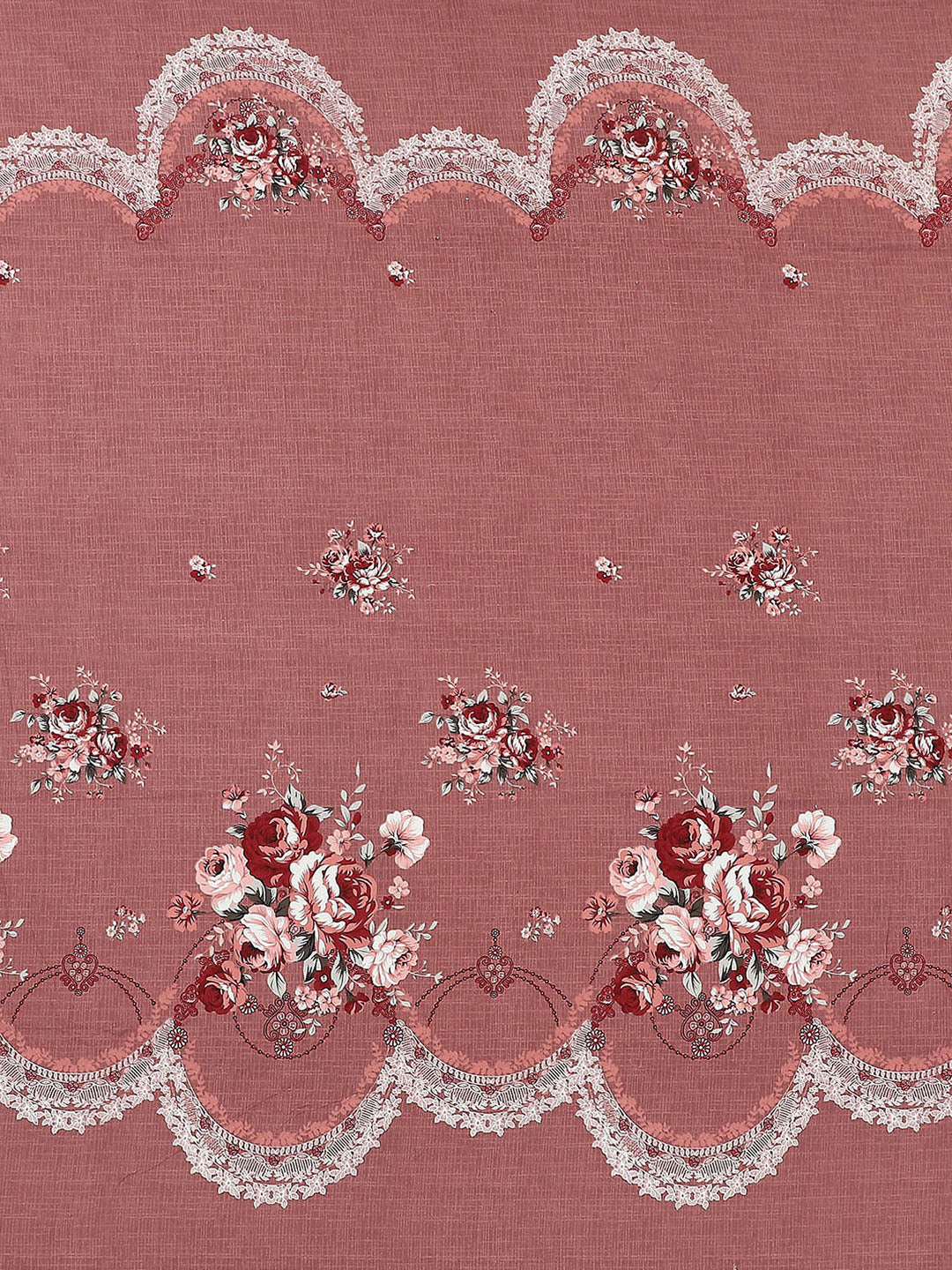 130 GSM Polyester Double Bed 1 Bedsheet with 2 Pillow Covers (Essence)