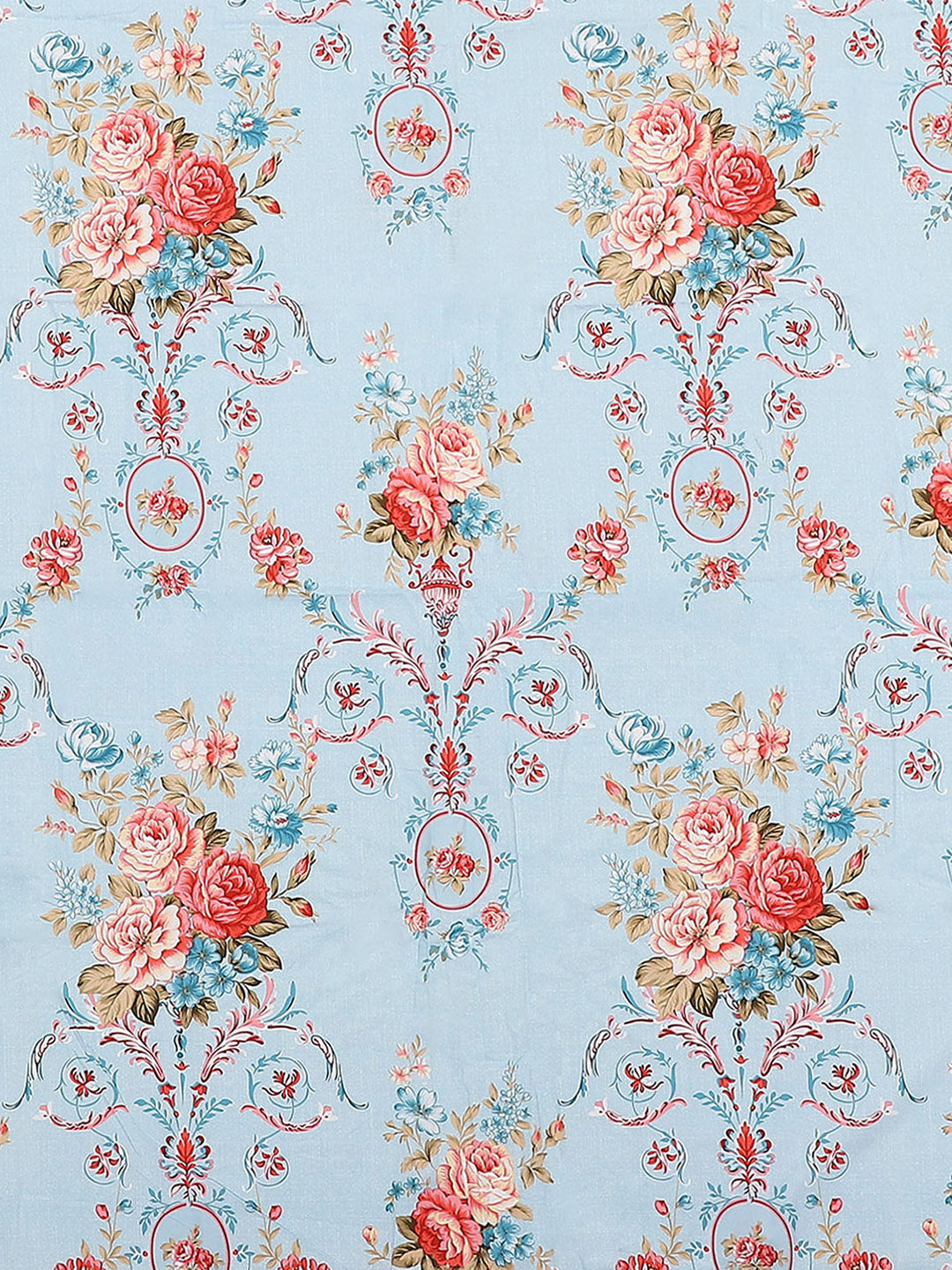 130 GSM Polyester Double Bed 1 Bedsheet with 2 Pillow Covers (Essence)