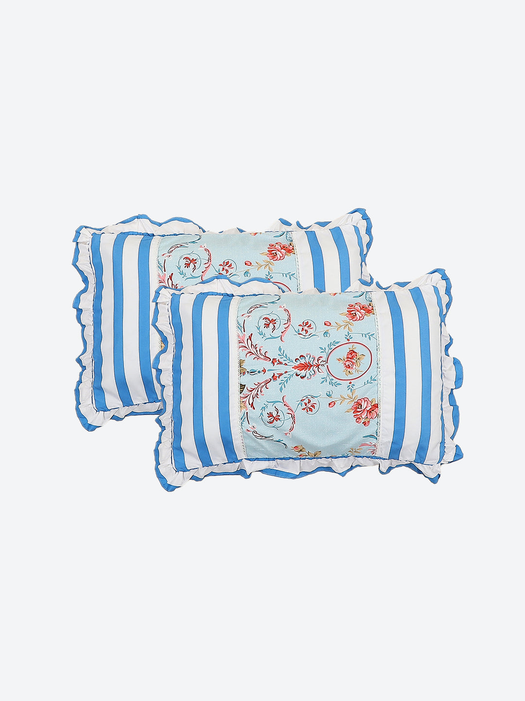 130 GSM Polyester Double Bed 1 Bedsheet with 2 Pillow Covers (Essence)