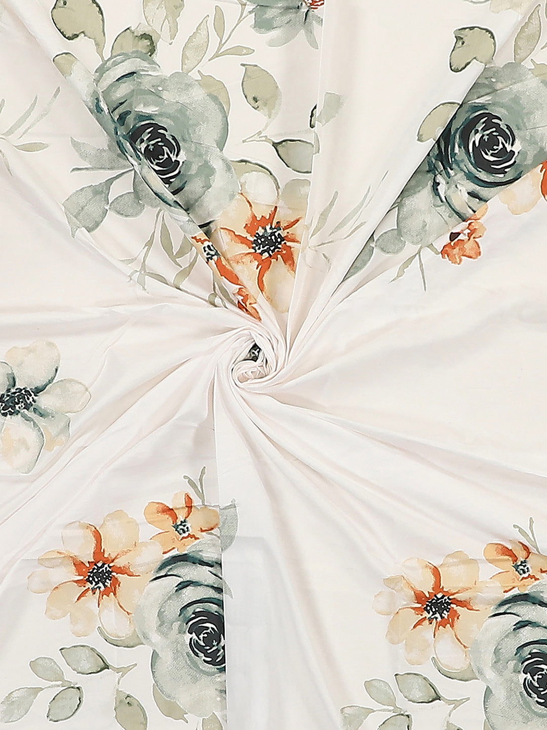 130 GSM Polyester Double Bed 1 Bedsheet with 2 Pillow Covers (Essence)