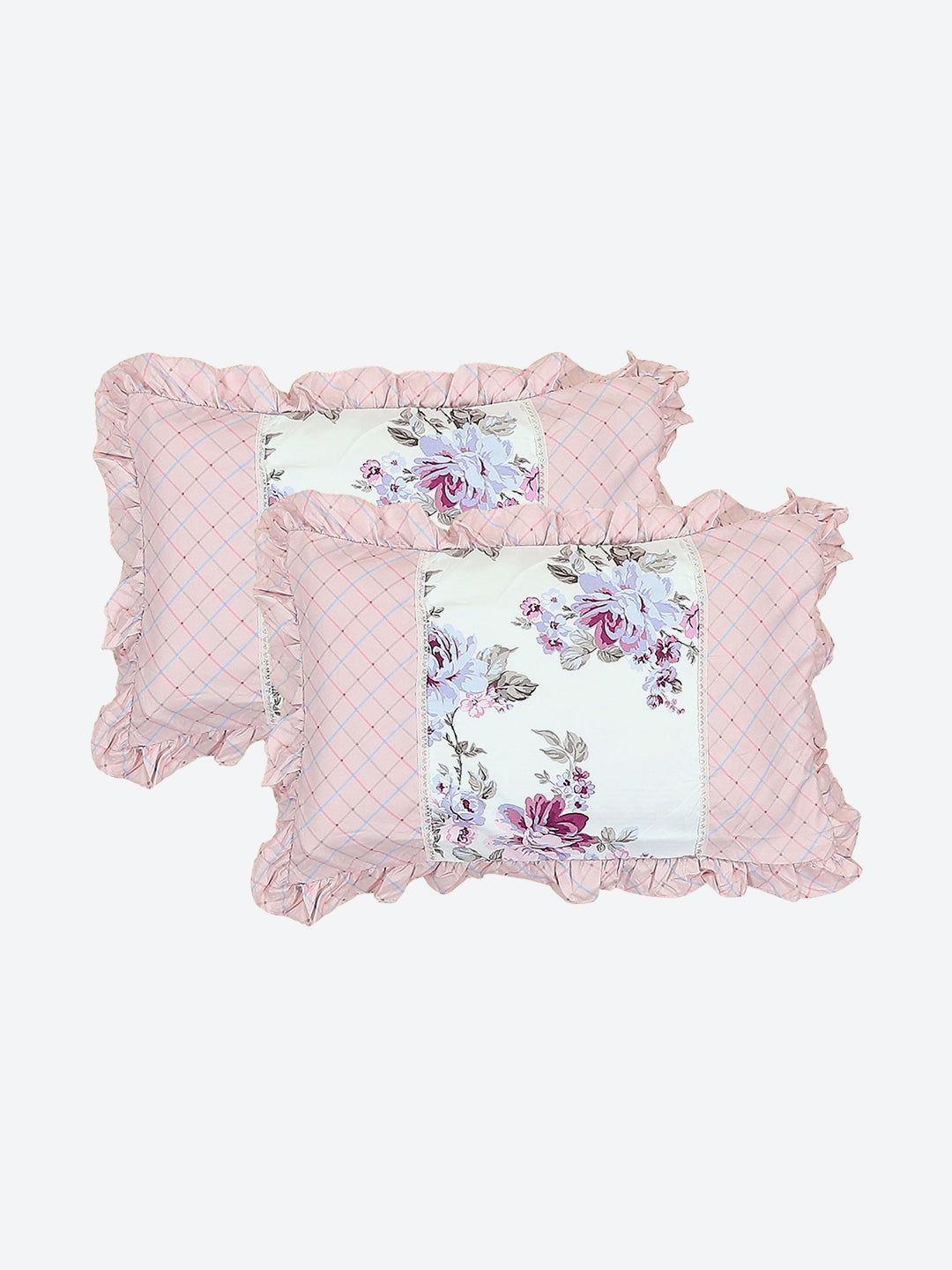 130 GSM Polyester Double Bed 1 Bedsheet with 2 Pillow Covers (Essence)