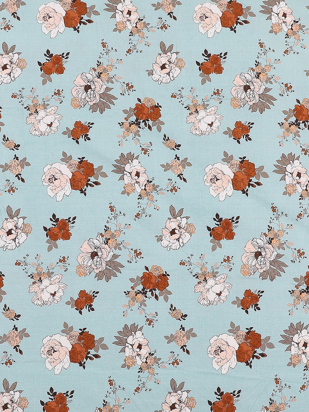 130 GSM Polyester Double Bed 1 Bedsheet with 2 Pillow Covers (Essence)