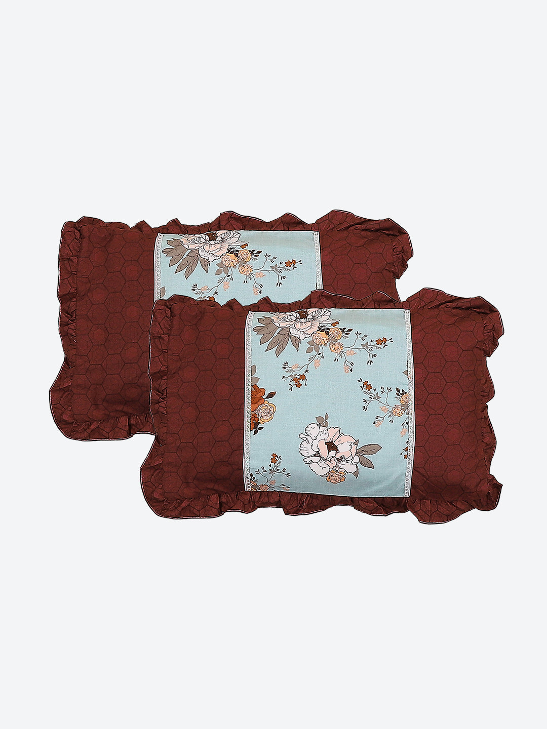 130 GSM Polyester Double Bed 1 Bedsheet with 2 Pillow Covers (Essence)