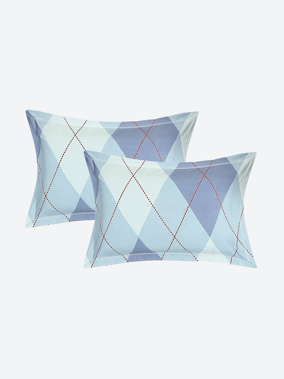 144 TC Cotton Double Bed 1 Bedsheet with 2 Pillow Covers (Fashnik)