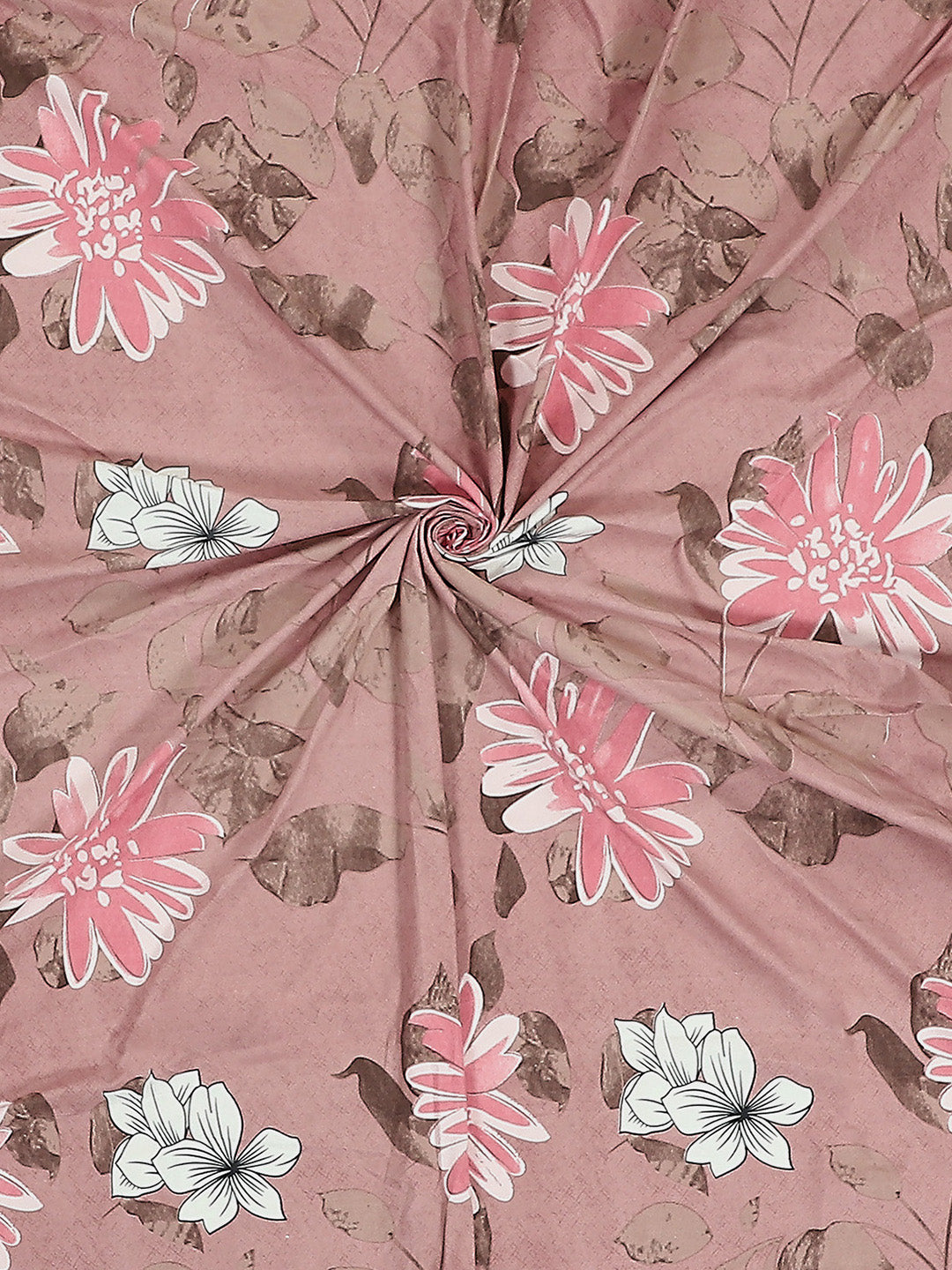 144 TC Cotton Double Bed 1 Bedsheet with 2 Pillow Covers (Fashnik)