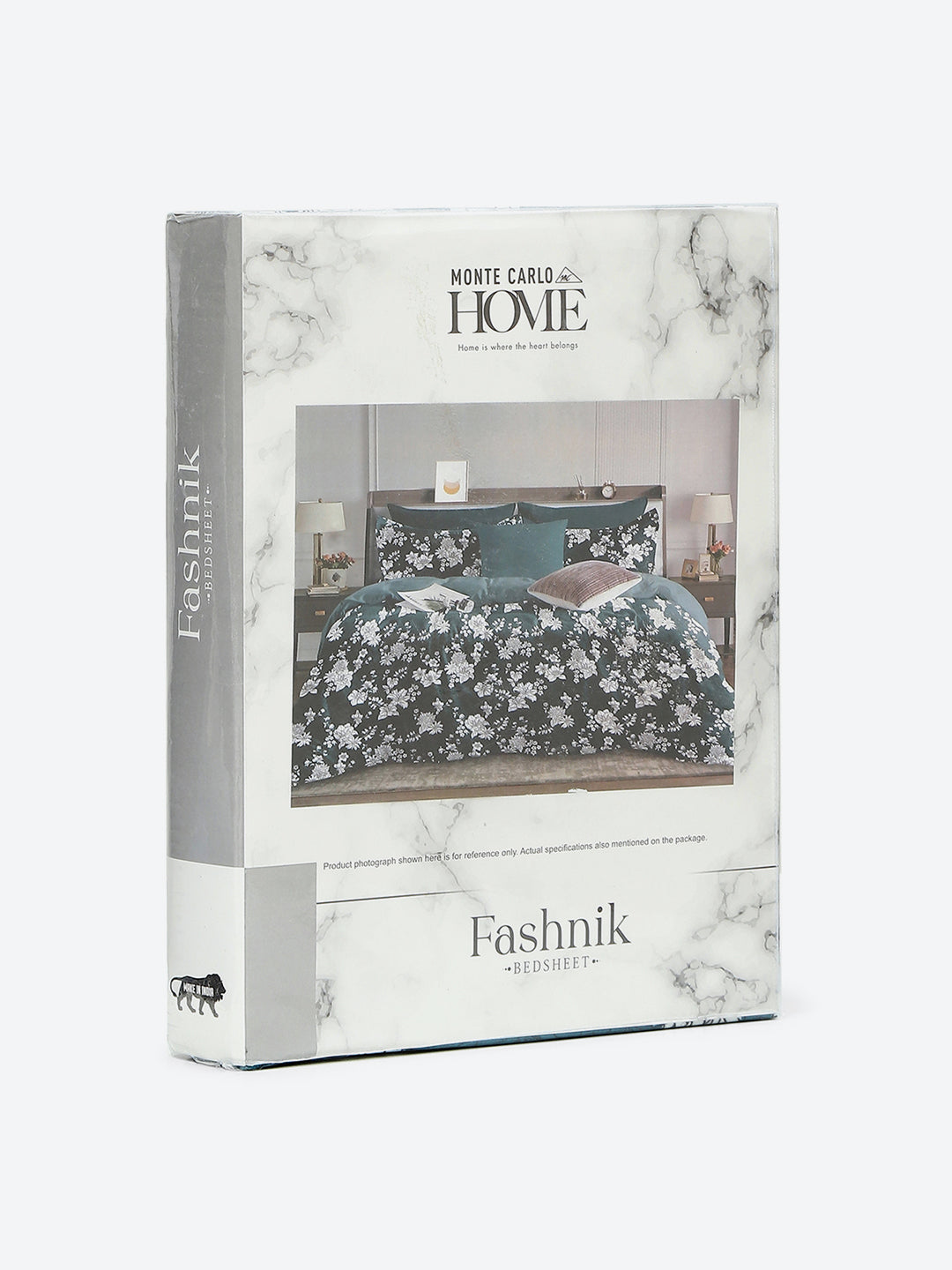 144 TC Cotton Double Bed 1 Bedsheet with 2 Pillow Covers (Fashnik)