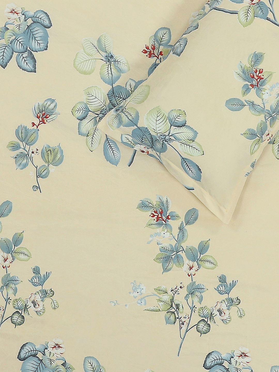 144 TC Cotton Double Bed 1 Bedsheet with 2 Pillow Covers (Fashnik)