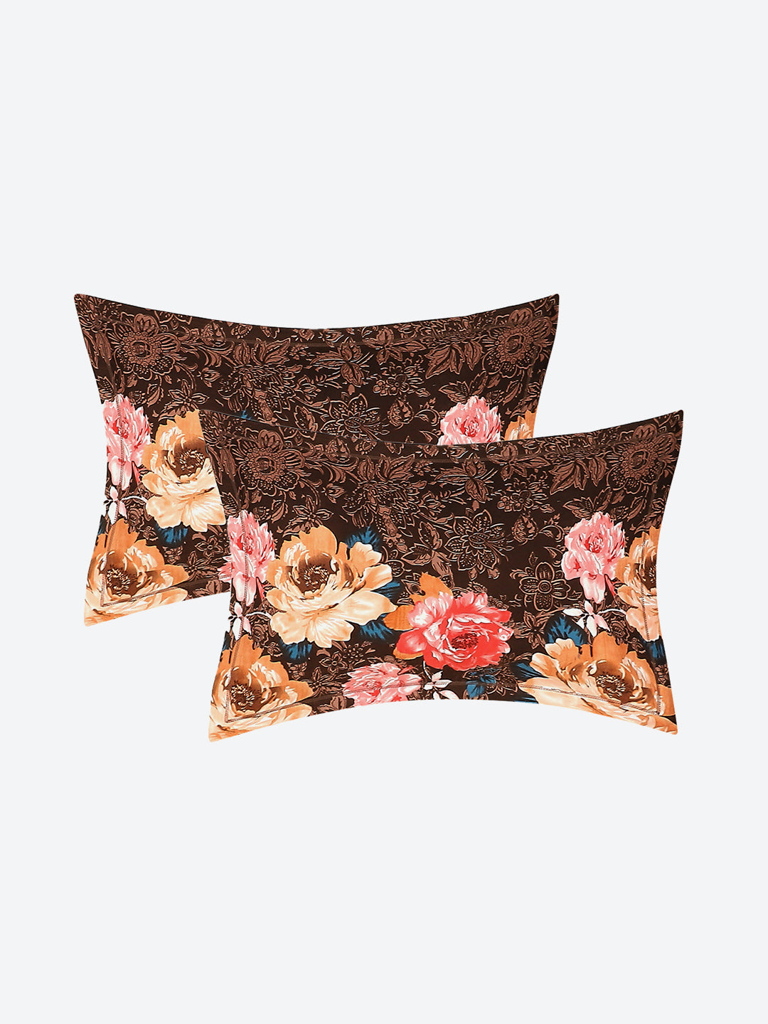 144 TC Cotton Double Bed 1 Bedsheet with 2 Pillow Covers (Fashnik)