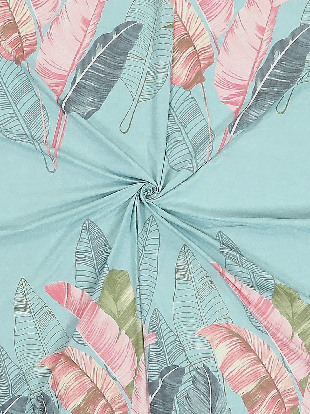 144 TC Cotton Double Bed 1 Bedsheet with 2 Pillow Covers (Fashnik)