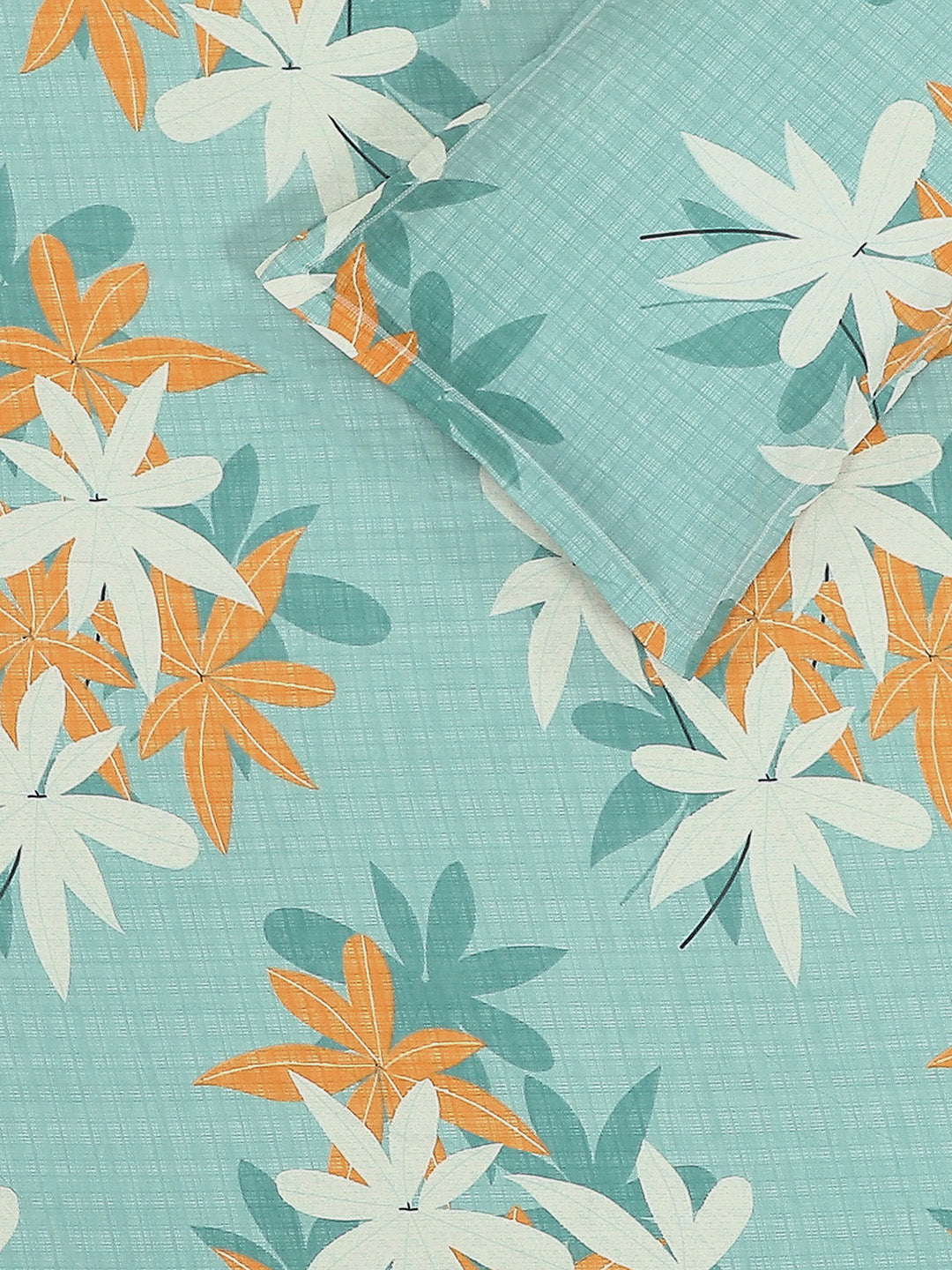 144 TC Cotton Double Bed 1 Bedsheet with 2 Pillow Covers (Fashnik)