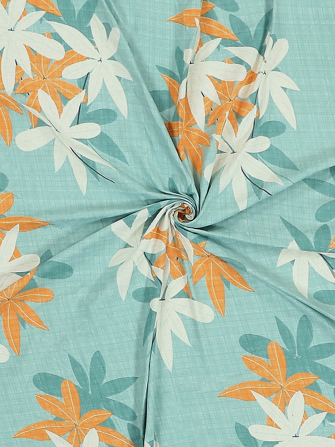 144 TC Cotton Double Bed 1 Bedsheet with 2 Pillow Covers (Fashnik)