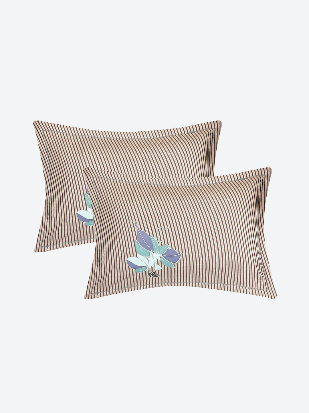 144 TC Cotton Double Bed 1 Bedsheet with 2 Pillow Covers (Fashnik)