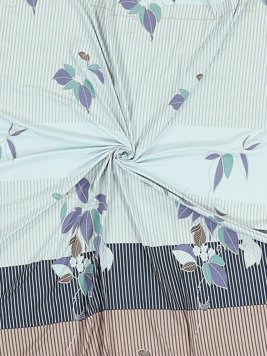 144 TC Cotton Double Bed 1 Bedsheet with 2 Pillow Covers (Fashnik)