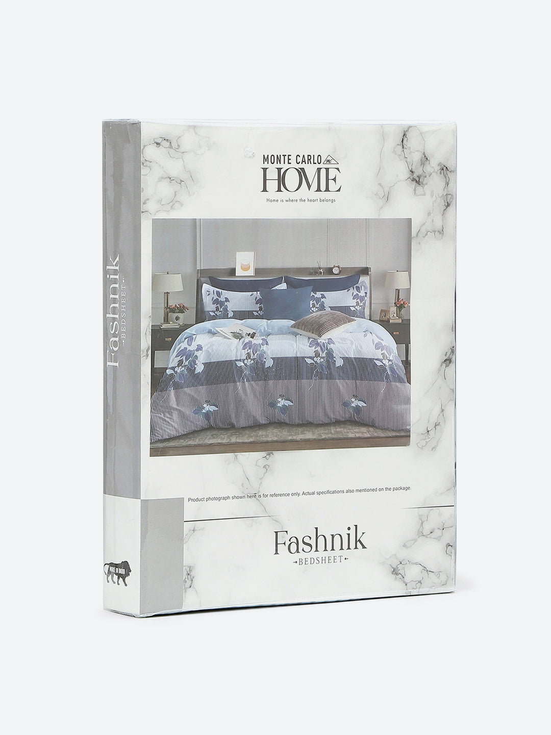 144 TC Cotton Double Bed 1 Bedsheet with 2 Pillow Covers (Fashnik)