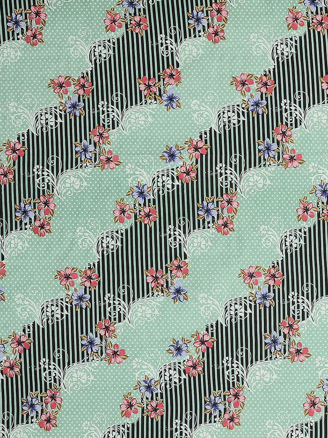 144 TC Cotton Double Bed 1 Bedsheet with 2 Pillow Covers (Fashnik)