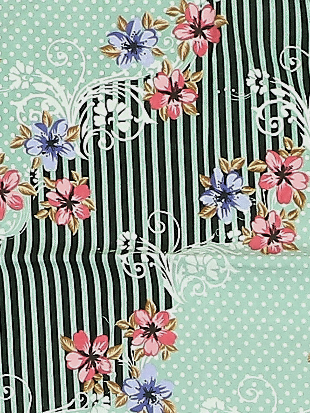 144 TC Cotton Double Bed 1 Bedsheet with 2 Pillow Covers (Fashnik)