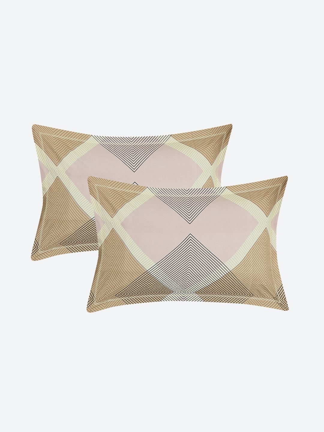 144 TC Cotton Double Bed 1 Bedsheet with 2 Pillow Covers (Fashnik)