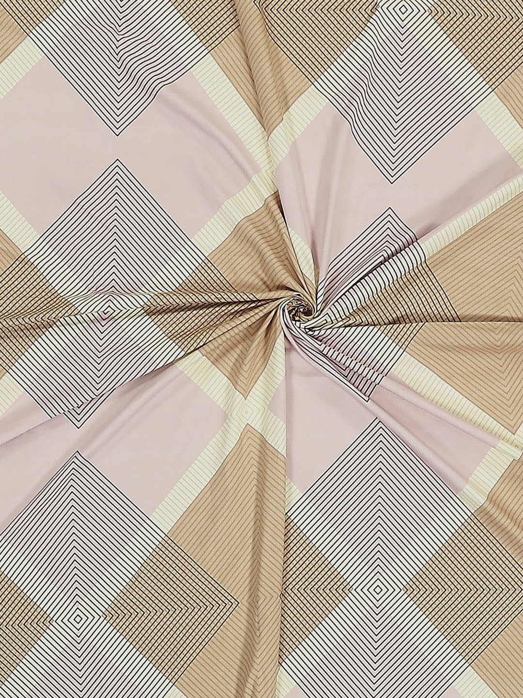 144 TC Cotton Double Bed 1 Bedsheet with 2 Pillow Covers (Fashnik)